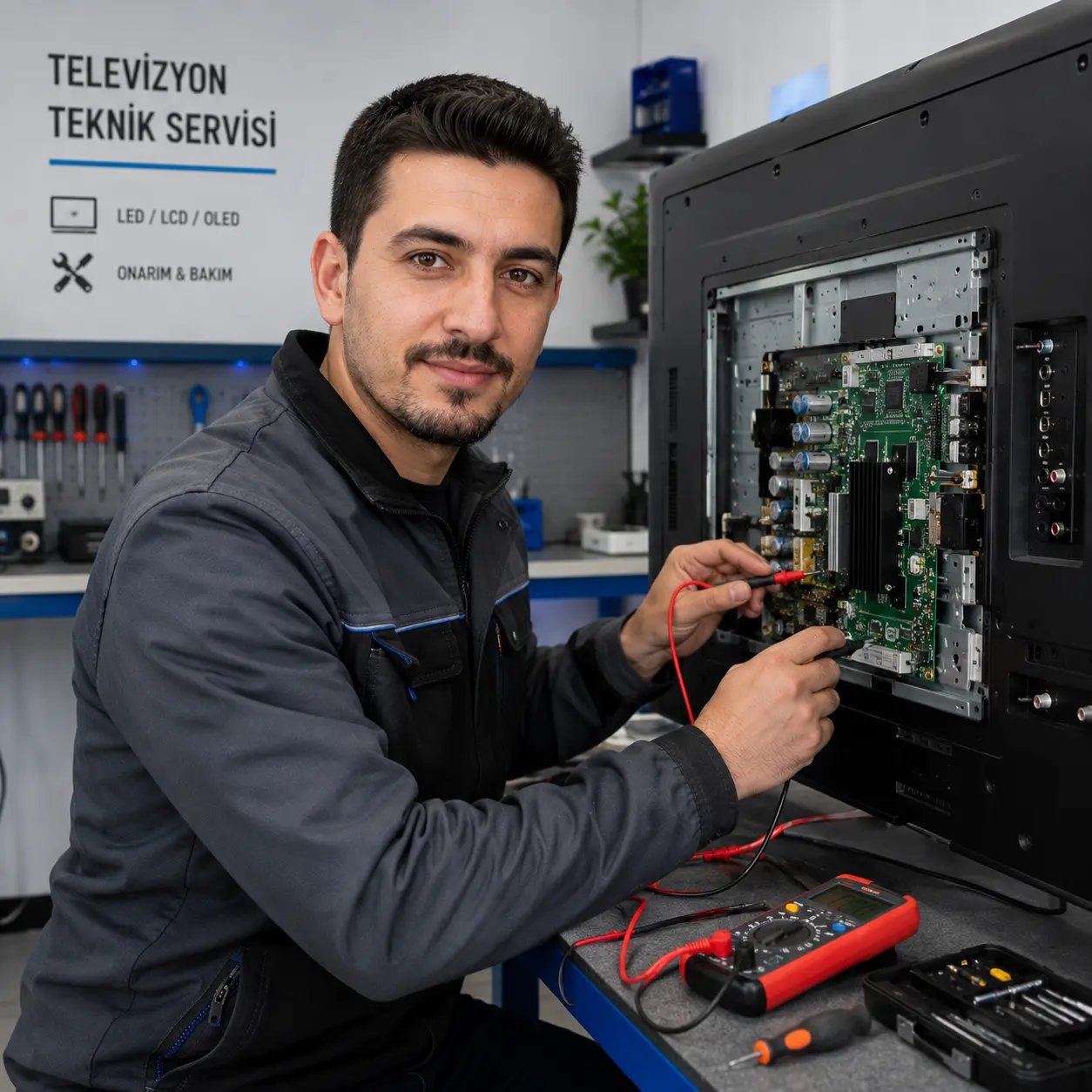 Denizli Beko televizyon tamiri ustası Hüseyin Usta — Merkezefendi ve Güney elektronik ve görüntü uzmanı