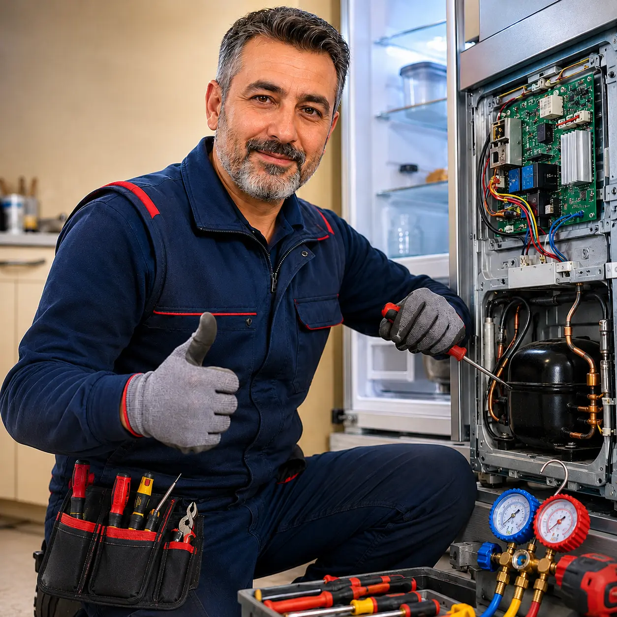 Denizli Beko buzdolabı tamiri ustası İsmail Usta — Merkezefendi ve Sarayköy soğutma sistemleri uzmanı